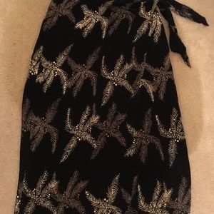 Wrap around cotton skirt